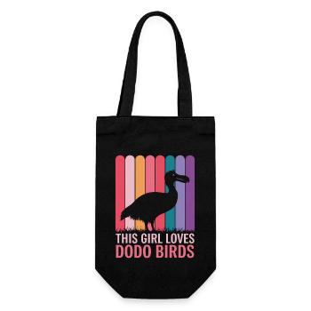 Dodo Dire Dodo Oiseau Fille Drôle Dodo Cadeau - Sac à bouteille - noir - Devant
