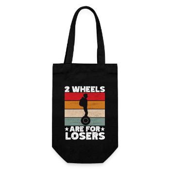 EUC Monowheel - Geschenkbeutel für Flaschen - Schwarz - Vorne
