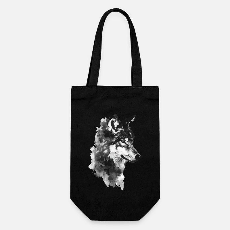 Loup - Sac à bouteille - noir