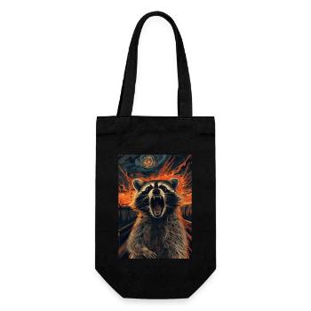 Raton laveur - Sac à bouteille - noir - Devant