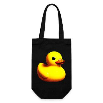 Duckling Duck Duck Duck - Gift Bag for Bottles - black - Front