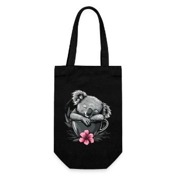 Koala - Gift Bag for Bottles - black - Front
