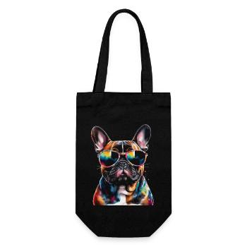 Bouledogue Français Lunettes de soleil Frenchie Dog - Sac à bouteille - noir - Devant