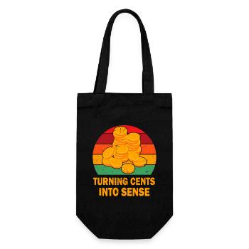 Old Coins New Adventures Numismatics - Gift Bag for Bottles - black - Front