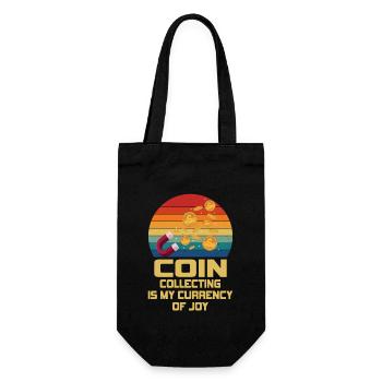 Old Coins New Adventures Numismatics - Gift Bag for Bottles - black - Front