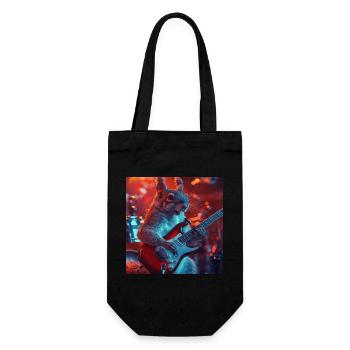 Squirrel - Gift Bag for Bottles - black - Front