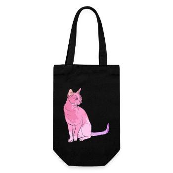 Bombay cat Bombay cat Colorful - Gift Bag for Bottles - black - Front