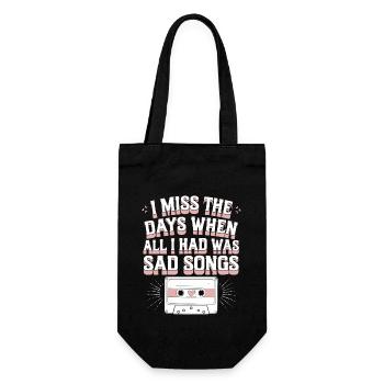 Introversion Alternative Style Emotional - Geschenkbeutel für Flaschen - Schwarz - Vorne