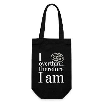 Introversion Style alternatif Émotionnel - Sac à bouteille - noir - Devant