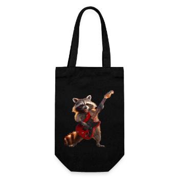 Raton laveur - Sac à bouteille - noir - Devant