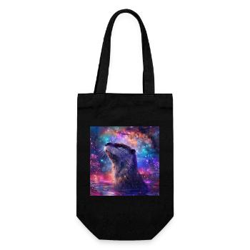 Otter - Gift Bag for Bottles - black - Front