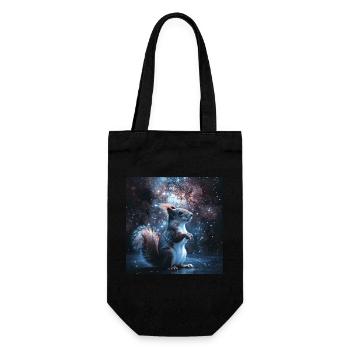 Squirrel - Gift Bag for Bottles - black - Front