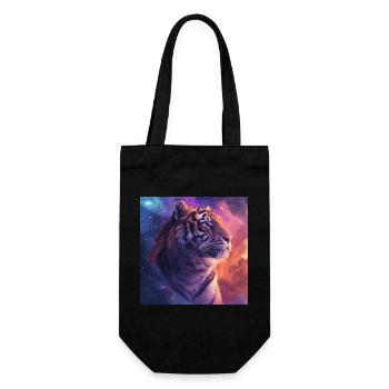 Tiger - Gift Bag for Bottles - black - Front