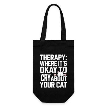 Mental Health Advocate Therapy Support Emotional - Gift Bag for Bottles - black - Front