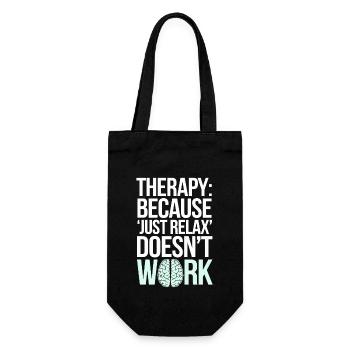 Défenseur de la santé mentale Thérapie Soutien émotionnel - Sac à bouteille - noir - Devant