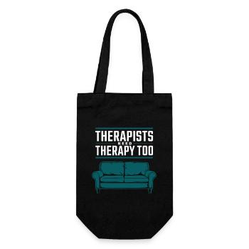 Défenseur de la santé mentale Thérapie Soutien émotionnel - Sac à bouteille - noir - Devant