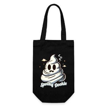 Drôle Effrayant Dookie Caca Pile Fantôme - Sac à bouteille - noir - Devant