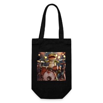 Frog - Gift Bag for Bottles - black - Front