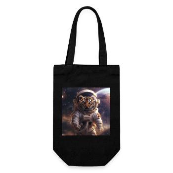 Tiger - Gift Bag for Bottles - black - Front