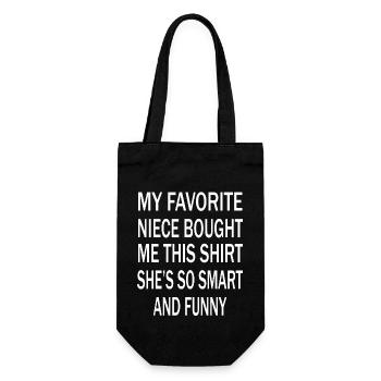 Ma nièce préférée m’a acheté cet oncle drôle - Sac à bouteille - noir - Devant