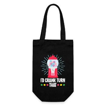 Gumball Machine Chewing Gum Machine - Gift Bag for Bottles - black - Front