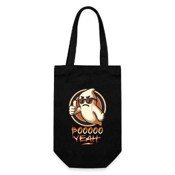 Boo Yeah Fantôme Drôle Dire Design - Sac à bouteille - noir - Devant