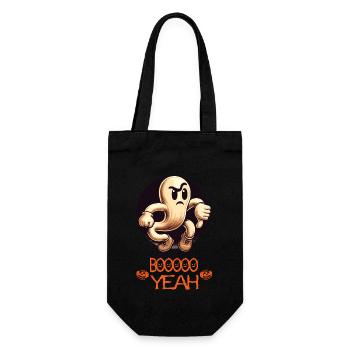 Boo Yeah Fantôme Drôle Dicton - Sac à bouteille - noir - Devant