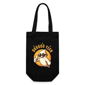 Boo Yeah Fantôme Drôle Halloween Design - Sac à bouteille - noir - Devant