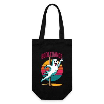 Funny Boolean Dance Saying Pole Dance Halloween - Gift Bag for Bottles - black - Front