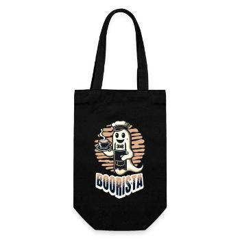 Boorista Café Drôle Disant Halloween - Sac à bouteille - noir - Devant