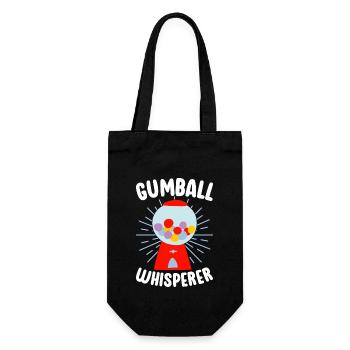 Gumball Machine Chewing Gum Machine - Gift Bag for Bottles - black - Front