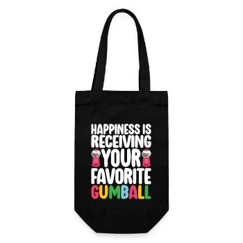 Gumball Machine Chewing Gum Machine - Gift Bag for Bottles - black - Front