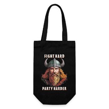 VIKING SE BATTRE DUR, FAIRE LA FÊTE PLUS FORT - Sac à bouteille - noir - Devant