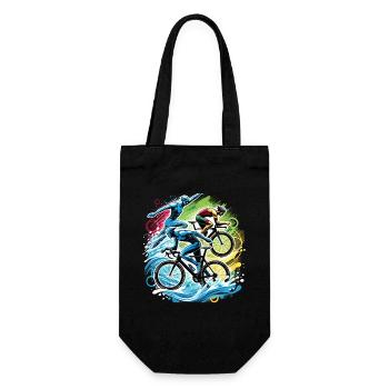 Le triathlon est mon sport - Sac à bouteille - noir - Devant