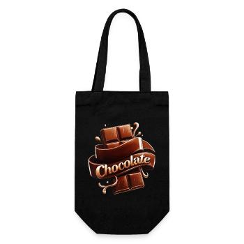 CHOCOLATE - Gift Bag for Bottles - black - Front