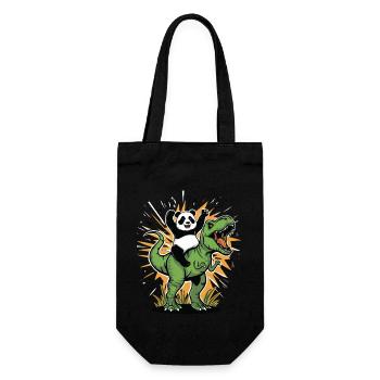 Panda - Sac à bouteille - noir - Devant
