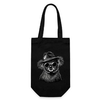 Koala - Gift Bag for Bottles - black - Front