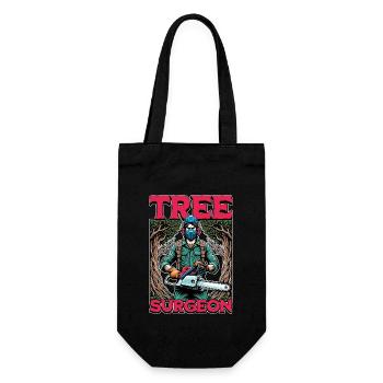 Arboriculteur Arboriculture Bûcheron - Sac à bouteille - noir - Devant