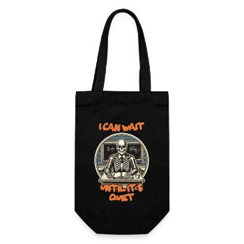 Costume de dernière minute de conception de professeur drôle - Sac à bouteille - noir - Devant