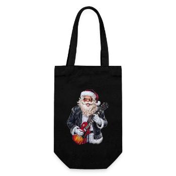 Weihnachtsmann Père Noël Noël Weihnachten - Sac à bouteille - noir - Devant