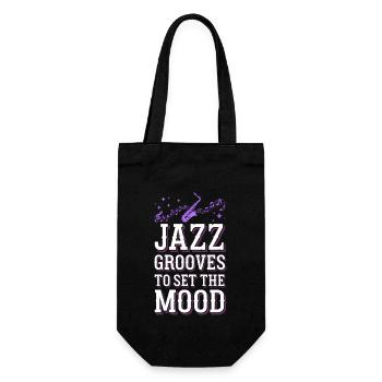 Smooth Jazz Vibes pour les amateurs et les passionnés de jazz - Sac à bouteille - noir - Devant