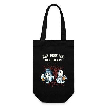 Drôles de fantômes d’Halloween aiment l’alcool - Sac à bouteille - noir - Devant