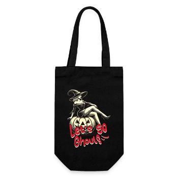 Let’s Go Ghouls Drôle Halloween Girl - Sac à bouteille - noir - Devant
