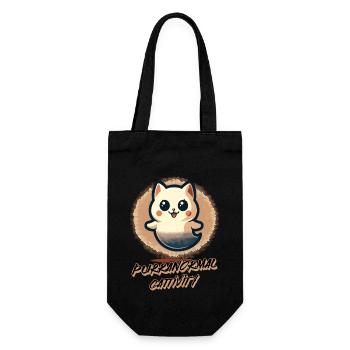 Lustiges Halloween Outfit Purranormal Cattivity - Geschenkbeutel für Flaschen - Schwarz - Vorne