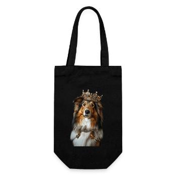 Chien de berger Shetland - Sac à bouteille - noir - Devant
