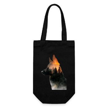 Berger allemand - Sac à bouteille - noir - Devant