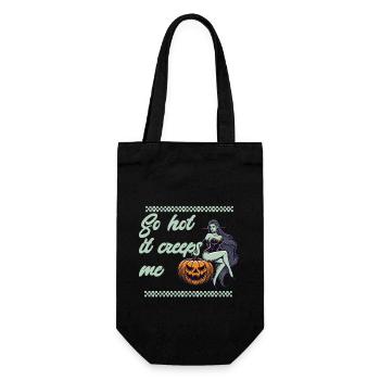 tellement chaud que ça me fait peur Lustiger Halloween Spruch - Sac à bouteille - noir - Devant