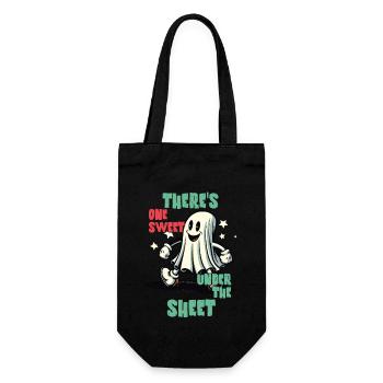 Funny Ghost Disguise Halloween Outfit - Gift Bag for Bottles - black - Front
