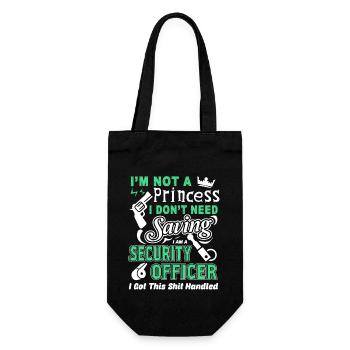 Security Officer I'm A Security Officer - Gift Bag for Bottles - black - Front