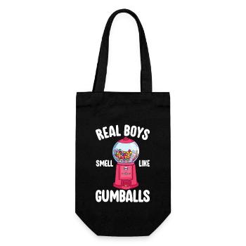 Gumball Machine Chewing Gum Machine - Gift Bag for Bottles - black - Front